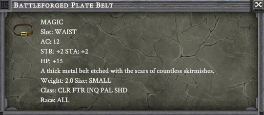 BATTLEFORGED PLATE BELT item card